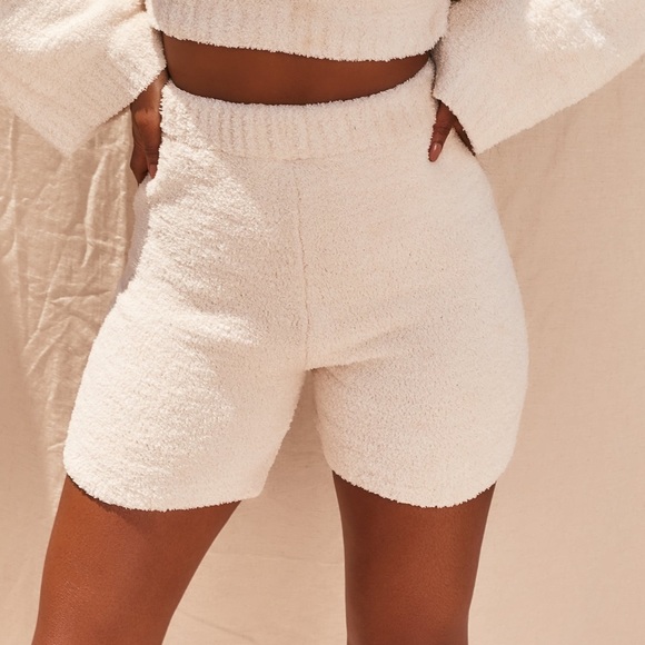 OH POLLY COSY CROP TOP BIKER SHORT SET - Picture 2 of 3